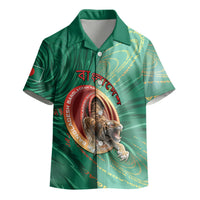 Personalized Bangladesh Kid Hawaiian Shirt Royal Bengal Tiger Spiral Pattern