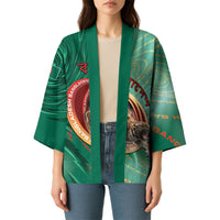 Personalized Bangladesh Kimono Royal Bengal Tiger Spiral Pattern
