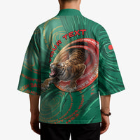 Personalized Bangladesh Kimono Royal Bengal Tiger Spiral Pattern