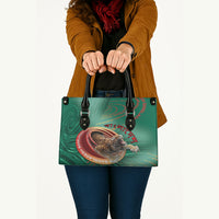 Bangladesh Leather Bag Royal Bengal Tiger Spiral Pattern