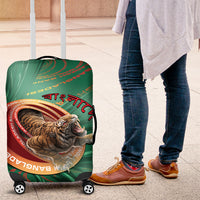 Bangladesh Luggage Cover Royal Bengal Tiger Spiral Pattern