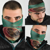 Bangladesh Neck Gaiter Royal Bengal Tiger Spiral Pattern