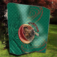Bangladesh Quilt Royal Bengal Tiger Spiral Pattern