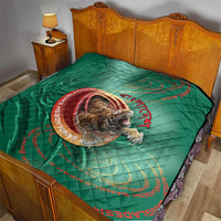 Bangladesh Quilt Royal Bengal Tiger Spiral Pattern
