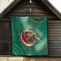Bangladesh Quilt Royal Bengal Tiger Spiral Pattern
