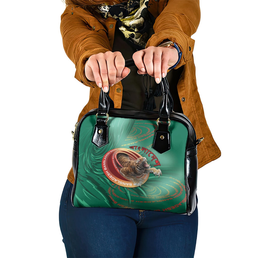 Bangladesh Shoulder Handbag Royal Bengal Tiger Spiral Pattern