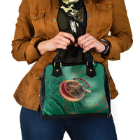 Bangladesh Shoulder Handbag Royal Bengal Tiger Spiral Pattern