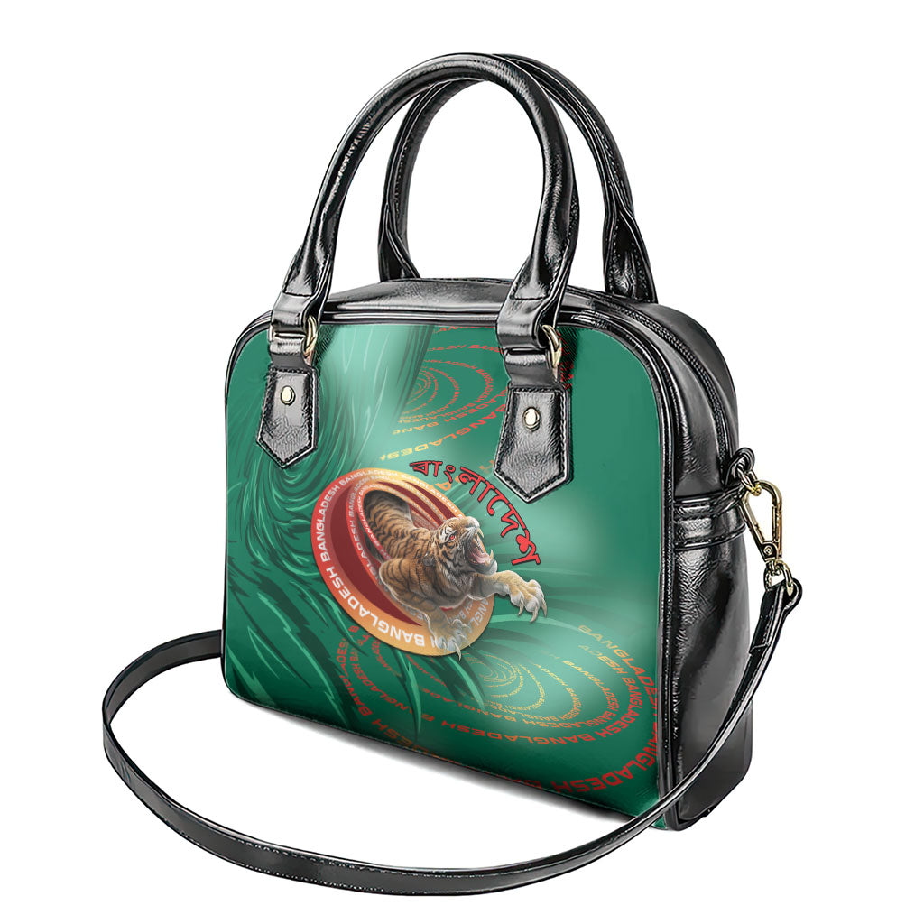 Bangladesh Shoulder Handbag Royal Bengal Tiger Spiral Pattern