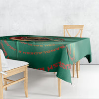 Bangladesh Tablecloth Royal Bengal Tiger Spiral Pattern