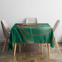 Bangladesh Tablecloth Royal Bengal Tiger Spiral Pattern