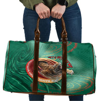 Bangladesh Travel Bag Royal Bengal Tiger Spiral Pattern
