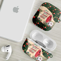 Memorial Cardinal Christmas AirPods Case When A Cardinal Appears Loved One Is Near - Wonder Print Shop
