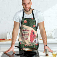 Memorial Cardinal Christmas Apron When A Cardinal Appears Loved One Is Near - Wonder Print Shop