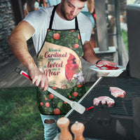Memorial Cardinal Christmas Apron When A Cardinal Appears Loved One Is Near - Wonder Print Shop