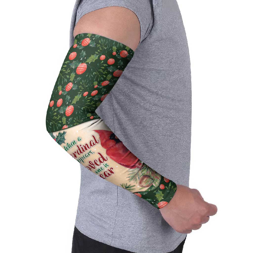 Memorial Cardinal Christmas Arm Sleeves When A Cardinal Appears Loved One Is Near - Wonder Print Shop