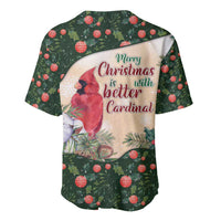 Memorial Cardinal Christmas Baseball Jersey When A Cardinal Appears Loved One Is Near - Wonder Print Shop
