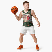 Memorial Cardinal Christmas Basketball Jersey When A Cardinal Appears Loved One Is Near - Wonder Print Shop