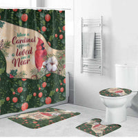 Memorial Cardinal Christmas Bathroom Set When A Cardinal Appears Loved One Is Near - Wonder Print Shop