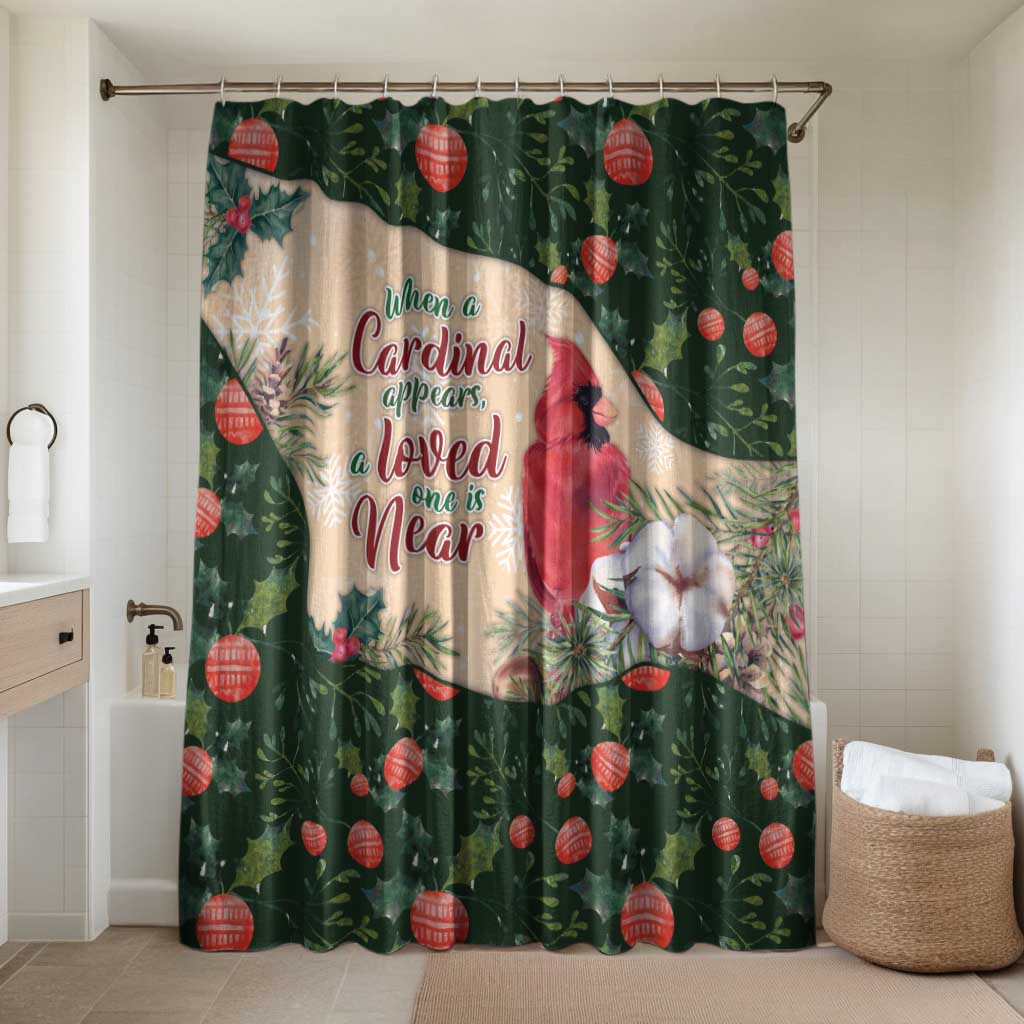 Memorial Cardinal Christmas Bathroom Set When A Cardinal Appears Loved One Is Near - Wonder Print Shop