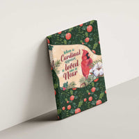 Memorial Cardinal Christmas Canvas Wall Art When A Cardinal Appears Loved One Is Near - Wonder Print Shop