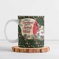 Memorial Cardinal Christmas Ceramic Mug When A Cardinal Appears Loved One Is Near - Wonder Print Shop