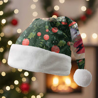 Cardinal Christmas Santa Hat Love Near The Xmas - Wonder Print Shop