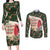 Memorial Cardinal Christmas Couples Matching Long Sleeve Bodycon Dress and Long Sleeve Button Shirt When A Cardinal Appears Loved One Is Near - Wonder Print Shop