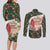 Memorial Cardinal Christmas Couples Matching Long Sleeve Bodycon Dress and Long Sleeve Button Shirt When A Cardinal Appears Loved One Is Near - Wonder Print Shop