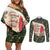 Memorial Cardinal Christmas Couples Matching Off Shoulder Short Dress and Long Sleeve Button Shirt When A Cardinal Appears Loved One Is Near - Wonder Print Shop
