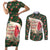 Memorial Cardinal Christmas Couples Matching Short Sleeve Bodycon Dress and Long Sleeve Button Shirt When A Cardinal Appears Loved One Is Near - Wonder Print Shop