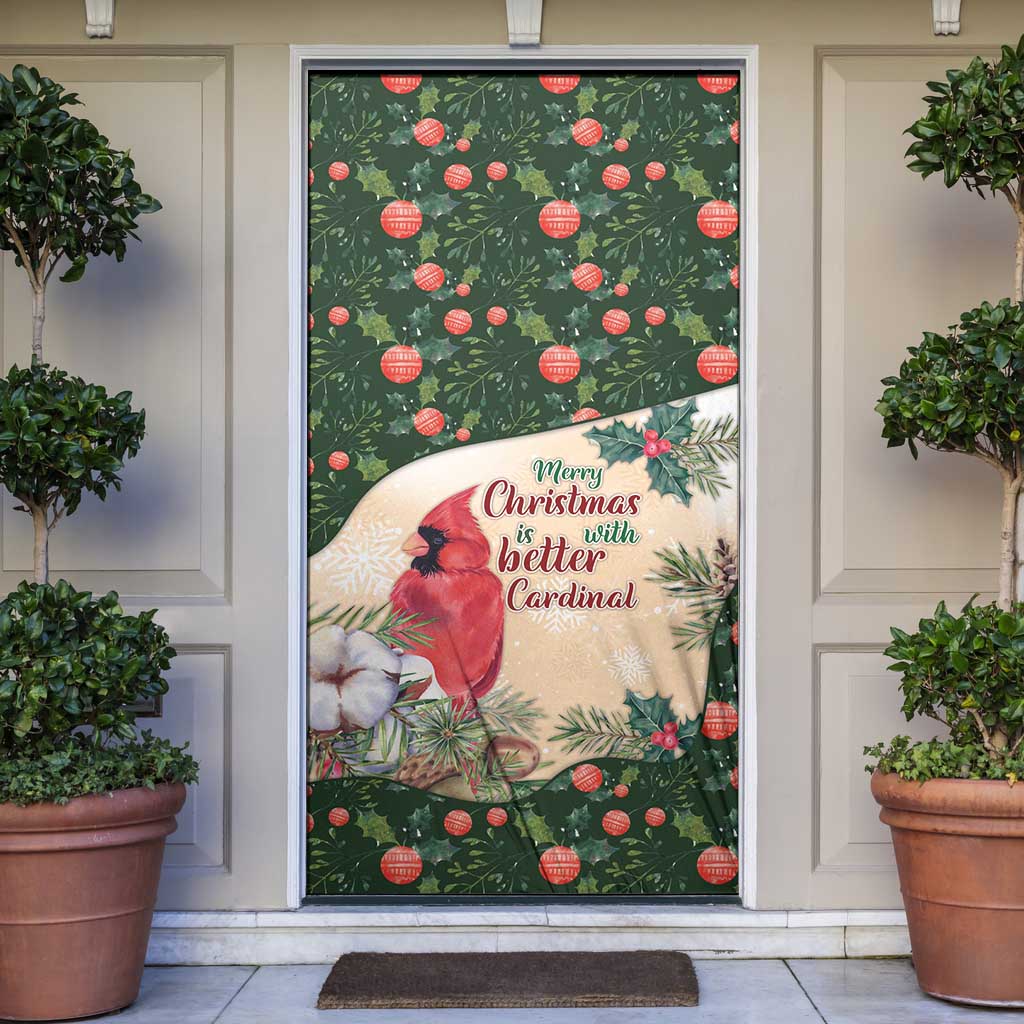Memorial Cardinal Christmas Door Cover When A Cardinal Appears Loved One Is Near - Wonder Print Shop