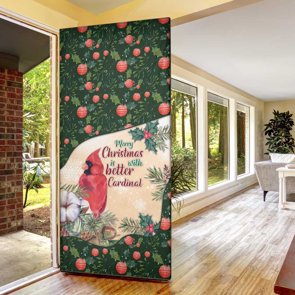 Memorial Cardinal Christmas Door Cover When A Cardinal Appears Loved One Is Near - Wonder Print Shop