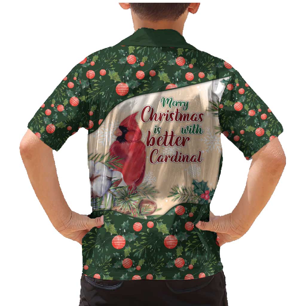 Memorial Cardinal Christmas Family Matching Mermaid Dress and Hawaiian Shirt When A Cardinal Appears Loved One Is Near - Wonder Print Shop