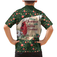 Memorial Cardinal Christmas Family Matching Mermaid Dress and Hawaiian Shirt When A Cardinal Appears Loved One Is Near - Wonder Print Shop