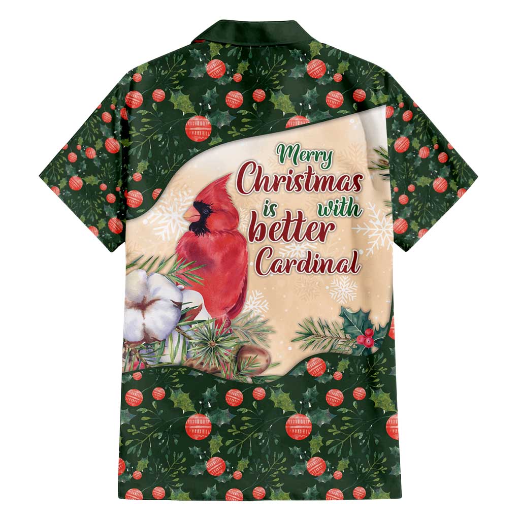 Memorial Cardinal Christmas Family Matching Off Shoulder Maxi Dress and Hawaiian Shirt When A Cardinal Appears Loved One Is Near - Wonder Print Shop