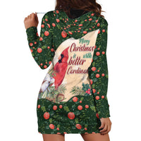 Memorial Cardinal Christmas Hoodie Dress When A Cardinal Appears Loved One Is Near - Wonder Print Shop