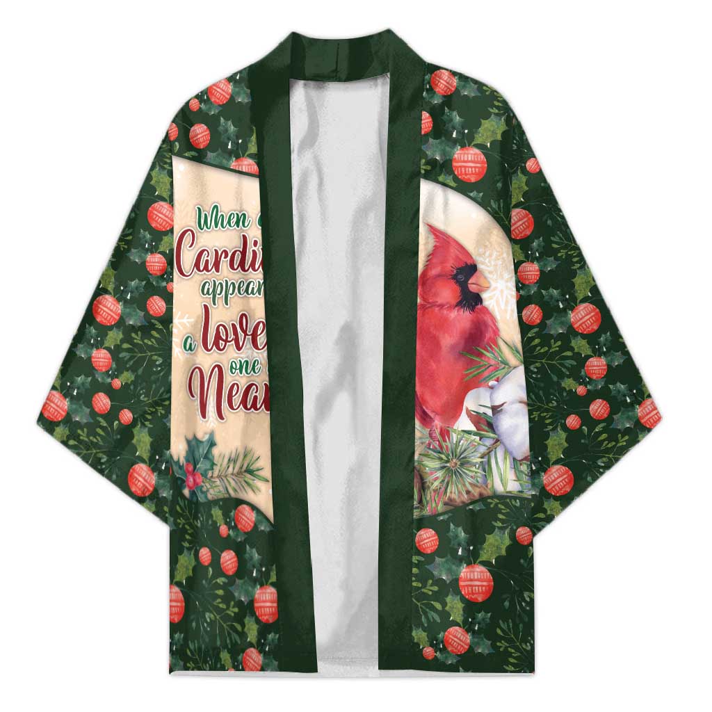 Memorial Cardinal Christmas Kimono When A Cardinal Appears Loved One Is Near - Wonder Print Shop