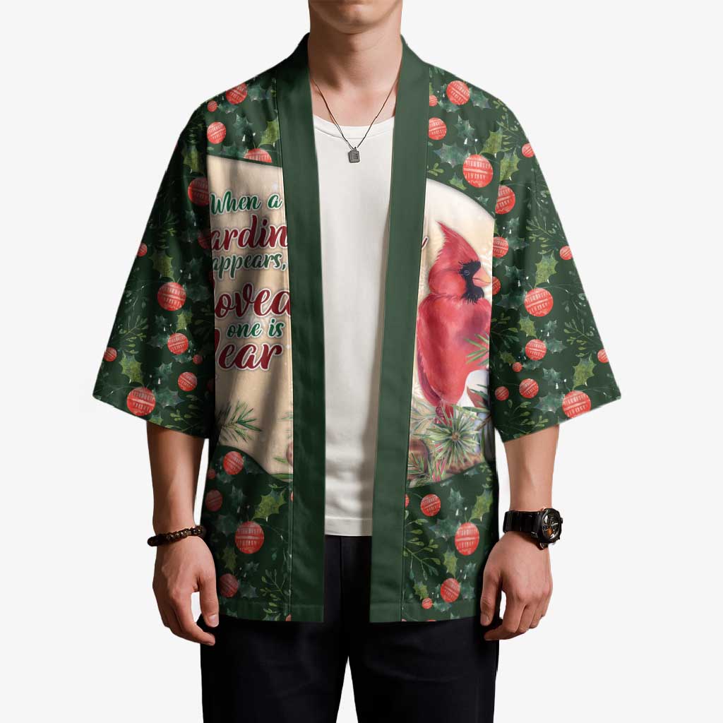 Memorial Cardinal Christmas Kimono When A Cardinal Appears Loved One Is Near - Wonder Print Shop