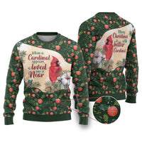 Cardinal Christmas Ugly Christmas Sweater Love Near The Xmas - Wonder Print Shop