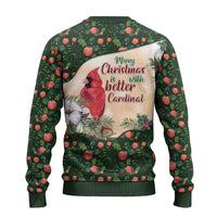 Cardinal Christmas Ugly Christmas Sweater Love Near The Xmas - Wonder Print Shop