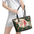 Memorial Cardinal Christmas Leather Tote Bag When A Cardinal Appears Loved One Is Near - Wonder Print Shop