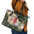 Memorial Cardinal Christmas Leather Tote Bag When A Cardinal Appears Loved One Is Near - Wonder Print Shop