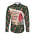 Memorial Cardinal Christmas Long Sleeve Button Shirt When A Cardinal Appears Loved One Is Near - Wonder Print Shop