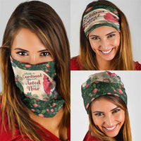 Memorial Cardinal Christmas Neck Gaiter When A Cardinal Appears Loved One Is Near - Wonder Print Shop