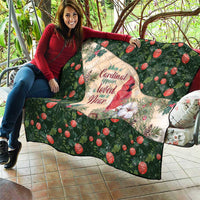 Memorial Cardinal Christmas Quilt When A Cardinal Appears Loved One Is Near - Wonder Print Shop