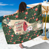 Memorial Cardinal Christmas Sarong When A Cardinal Appears Loved One Is Near - Wonder Print Shop