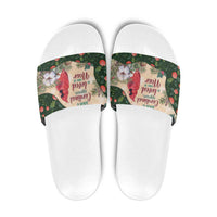Memorial Cardinal Christmas Slide Sandals When A Cardinal Appears Loved One Is Near - Wonder Print Shop