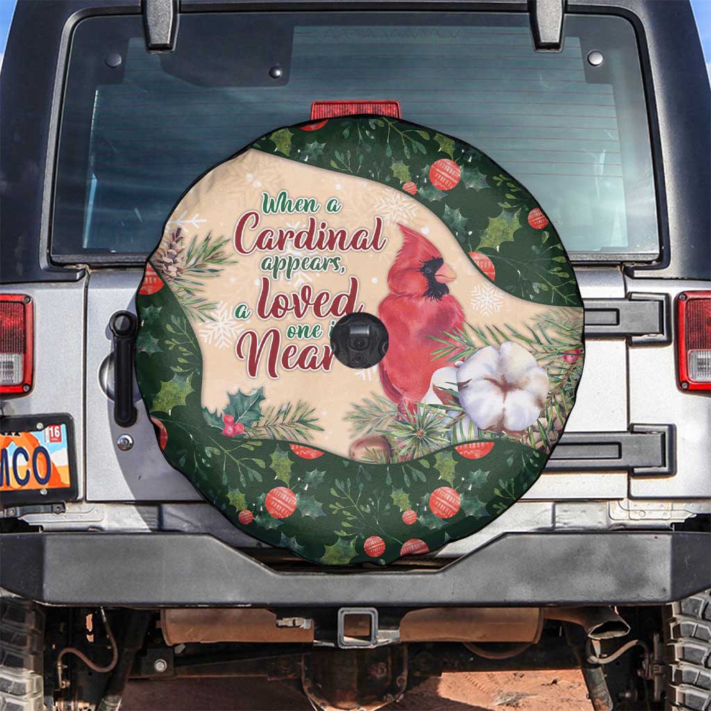 Memorial Cardinal Christmas Spare Tire Cover When A Cardinal Appears Loved One Is Near - Wonder Print Shop