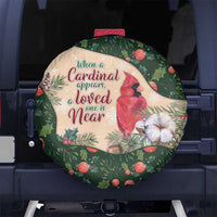 Memorial Cardinal Christmas Spare Tire Cover When A Cardinal Appears Loved One Is Near - Wonder Print Shop
