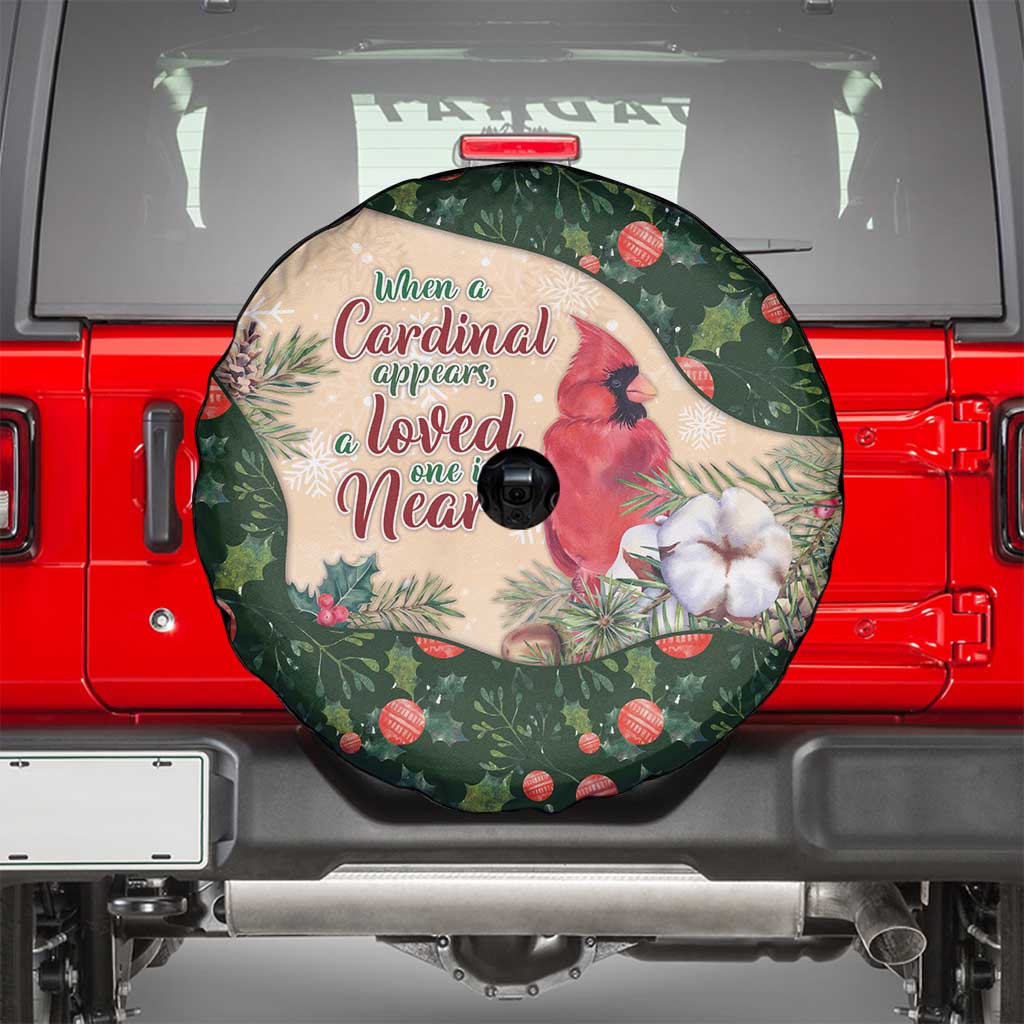 Memorial Cardinal Christmas Spare Tire Cover When A Cardinal Appears Loved One Is Near - Wonder Print Shop